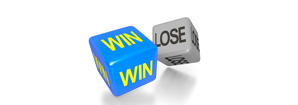 image of dice - win-lose