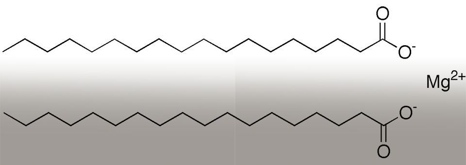 graphic image of chemical compound of magnesium stearate