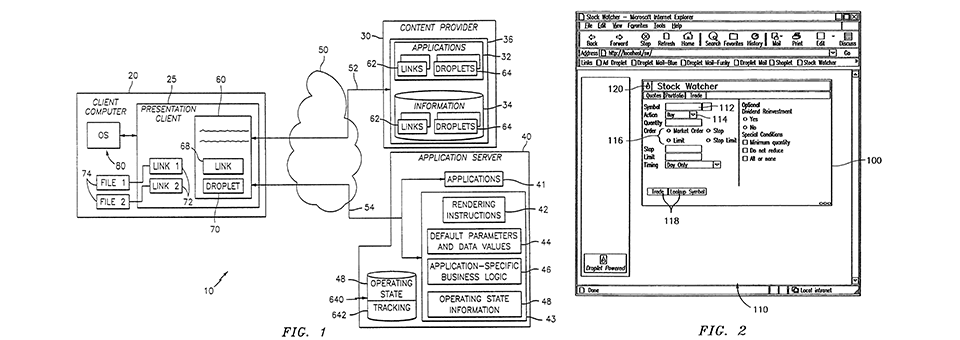 droplets patent drawings, incomplete