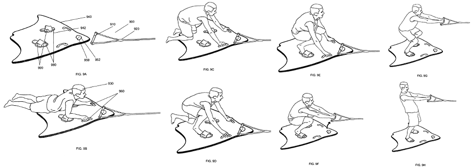 ZUP water recreation device patent drawings