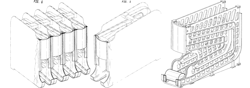 gravity feed dispenser patent drawings